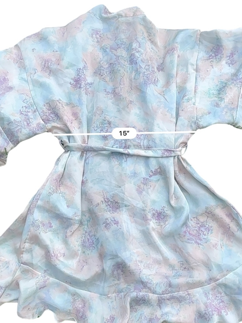 Victoria's Secret Kimono Robe Satin Belted Sleeve Lightweight Size XS/S - Picture 13 of 14